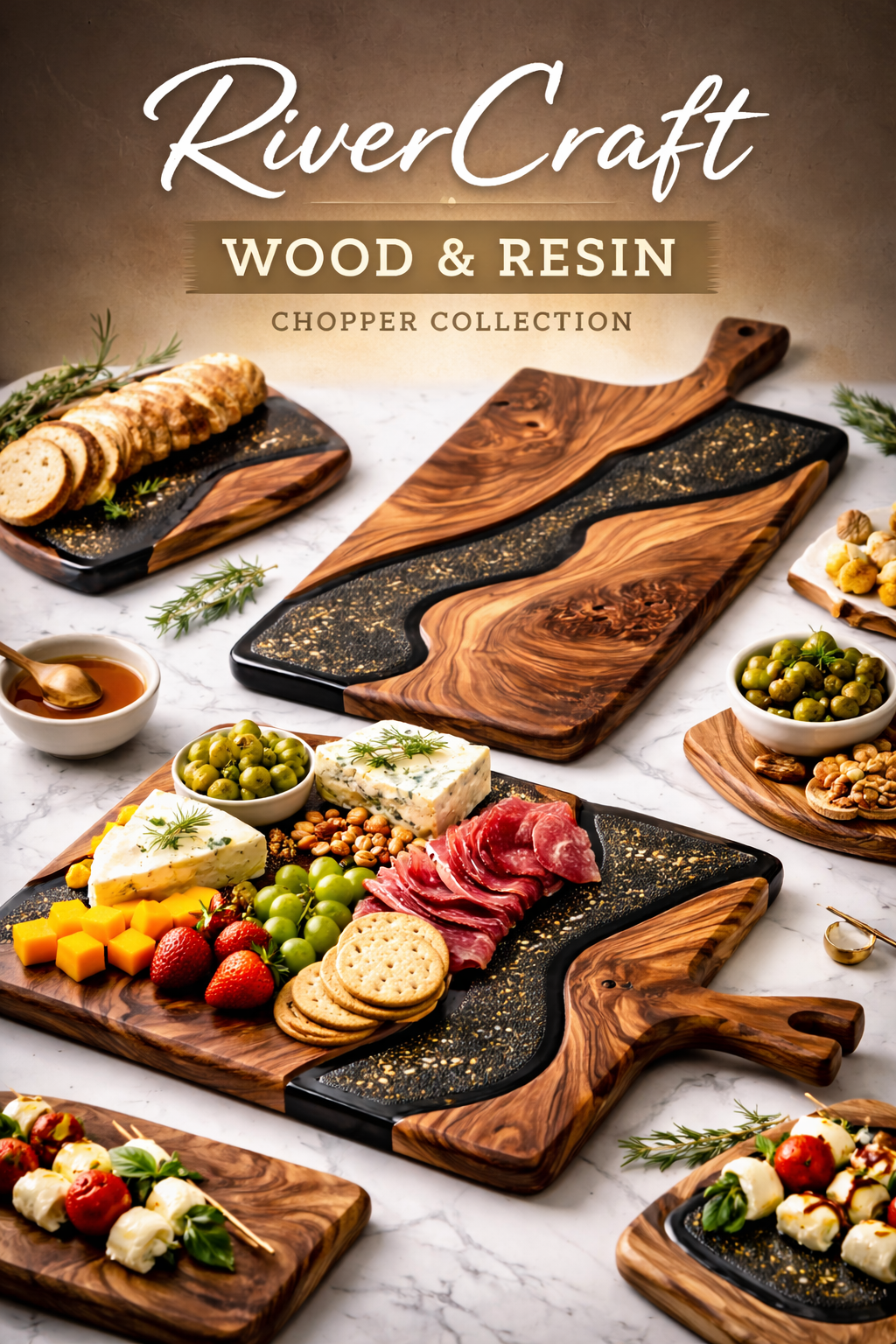 RiverCraft Wood & Resin Chopper Collection