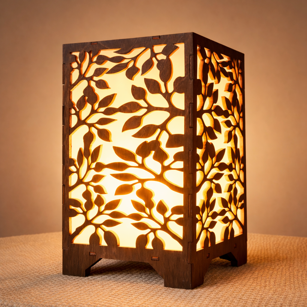 Wooden Morden Lamp