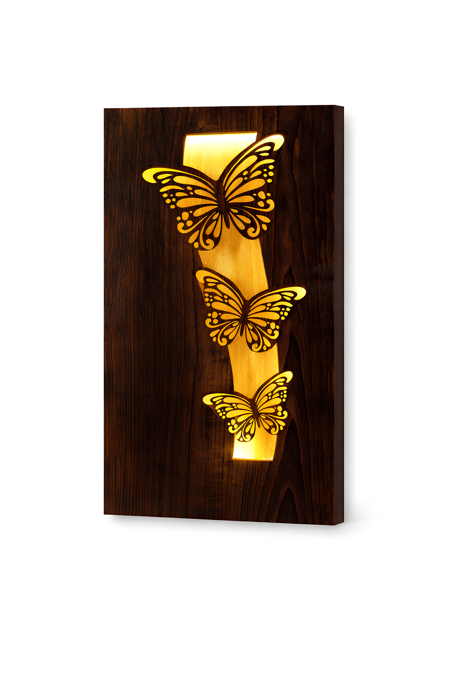 MDF Butterfly LED Wall Art | Premium Decorative Wall Light for Home